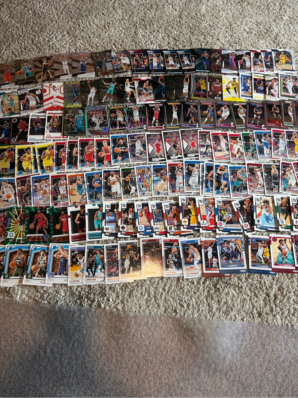 Lot of 143 - Panini Chronicles & Donruss basketball cards includes rookies